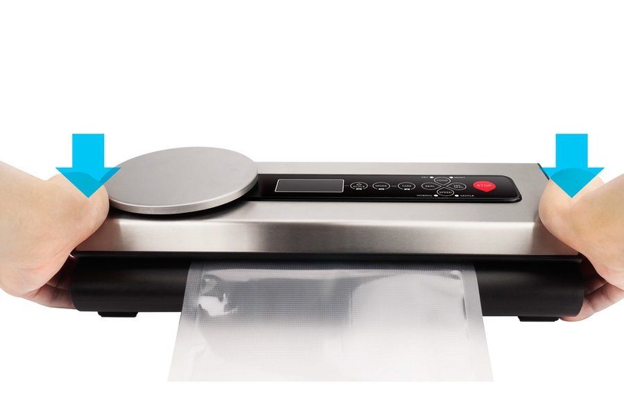 Maquina de Vacuo c/balanca+rolha para garrafa 