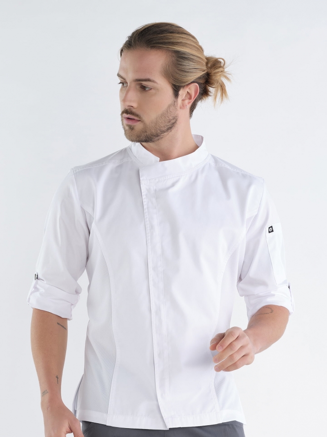 Jaleca Homem Branco CONFORT JK401
