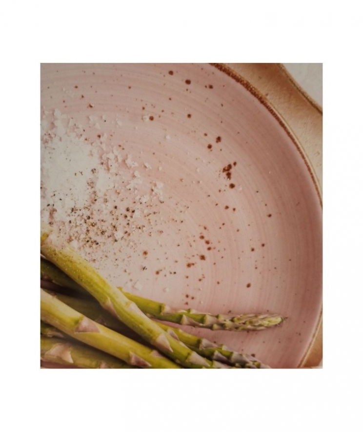 Prato Raso 28cm Rosa Qualitat