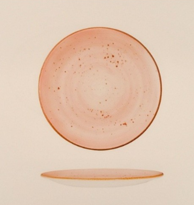 Prato Raso 28cm Rosa Qualitat